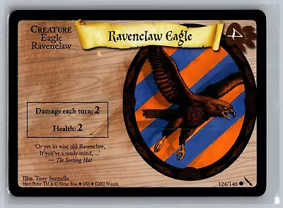 Harry Potter Trading Card Game Ravenclaw Eagle #124 USED TCG CCG • $4.39