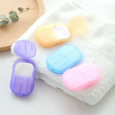 Foaming Soap Flakes Washing Hand Paper Slice Sheets Travel Portable 20/100pcs UK • £2.90