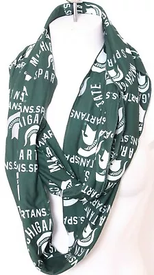 Michigan State Spartans MSU Concepts Sport Green Lightweight Infinity Scarf OS • $16.97