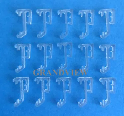 15 Pcs 1 Inch Single Slat Clear Valance Retainer Clips 1  For Wood Or Mini Blind • $12.99