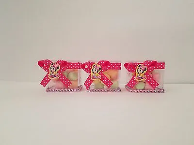 12 Minnie Mouse Fillable Blocks Baby Shower Favors Prizes Game ~Girl Decorations • $18.99