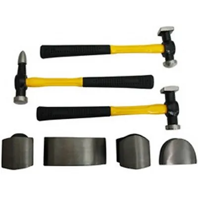 7pc American Presto Hammer And Dolly Set 04-AR7-1 - Sheet Metal Working Tools • $51.99