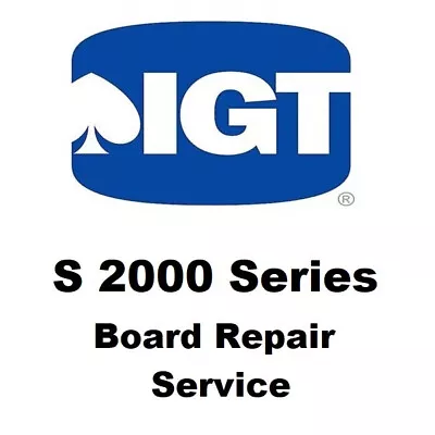 IGT S 2000 SERIES Slot Machine Gaming Board Repair Service • $149