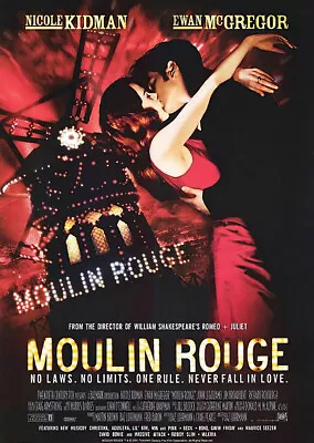 Moulin Rouge - Movie Poster / Print (Regular Style) (Size: 27  X 39 ) • $15.99