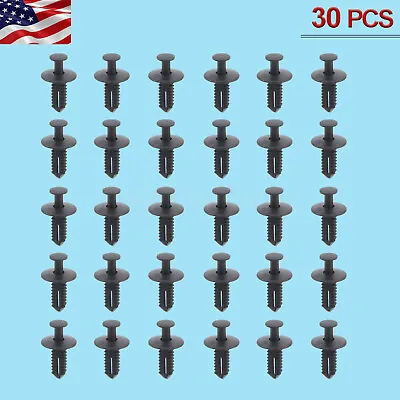 30x Fender Liner Rivet Push Type Clip Retainer For Mercedes W124 W164 W171 W202 • $7.98