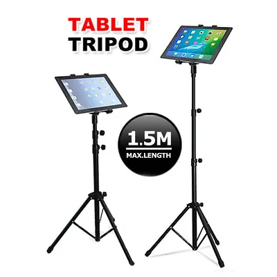 $21.99 • Buy Adjustable Floor Bed Tripod Stand Carrying Music Bracket For IPad 7-12  Tablets