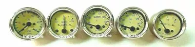 Classic Car Smiths Replica Electrical Oil Temp Amp Fuel Mechanical Oil Gauge • $23.99