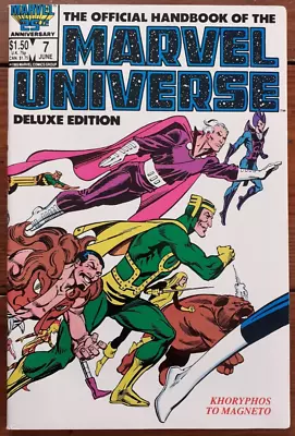The Official Handbook Of The Marvel Universe 7 Deluxe Edition Vol. 2 Jun 1986 • £5.99