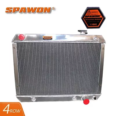 4 Row SPAWON Radiator For 1962-1967 Chevrolet Chevy II Nova 5.3L L6 L4 V8 AT MT • $190