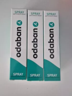 3x ODABAN Antiperspirant Sweating Deodorant Spray 30ml (1745133)PZN 01745133 • £47.36