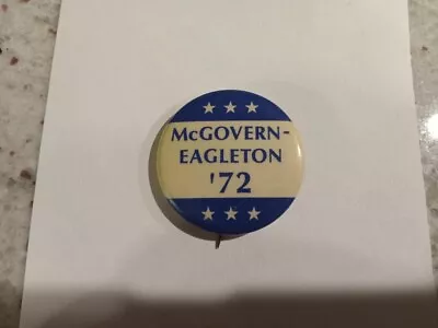 McGovern-Eagleton '72 Presidential Campaign Button (Rare) • $8.99