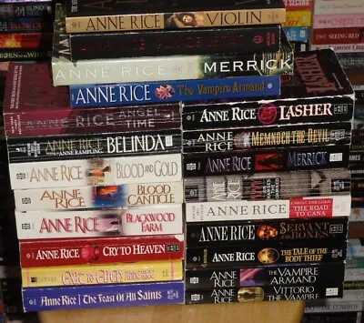 Anne Rice - Build Your Own Paperback Lot: You Pick  The Books! Vampire Horror Pb • $3.99