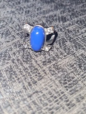 Vampire Diaries Elena Gilbert Cosplay Costume Daylight Ring Blue Stone Ring UK • £3