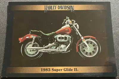 #66 1983 FXR Super Glide II - Harley-Davidson Series 1 Collector's Card • $3.75