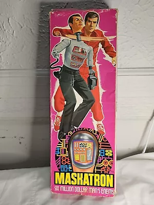 1975 Kenner 6 MILLION DOLLAR MAN Maskatron 12   W Box Incomplete Read Descriptio • $150