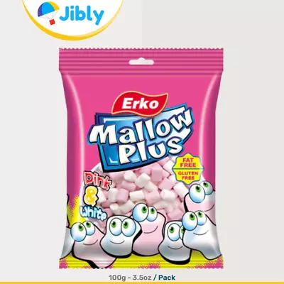 Erko Pink And White Mini Marshmallows | Tasty Snacks |100g Packs|Wholesale Deals • $154.41