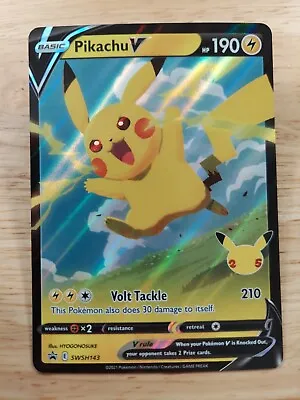 $3.99 • Buy Pikachu V SWSH143 NM Promo Rare Pokemon Card