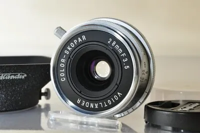 [EXCELLENT]Voigtlander Color-Skopar 28mm F/3.5 Lens For Leica L #5630 • $520