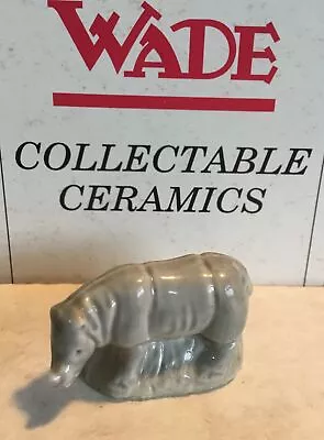 Wade Whimsies (1985/96 Set #2) USA Red Rose Tea - Animals - Bluish Grey Rhino  • $7.77