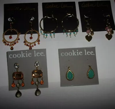 Brand New One Pair Of Cookie Lee Dangle Earrings Please Use Drop Down Menu  • $4.95