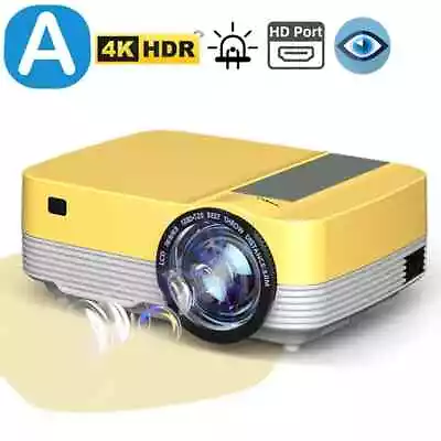 Mini Projector Cinema Home Theater 3D LED Portable Projector Smartphone TV Laser • $98.83