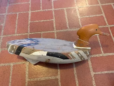 Vintage Rare Maine Merganser Duck Decoy Original Paint Primitive Maritime • $250