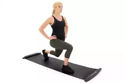 ProsourceFit Slide Board Mat For Exercise 6' With End Stops Booties & Carrying • $27