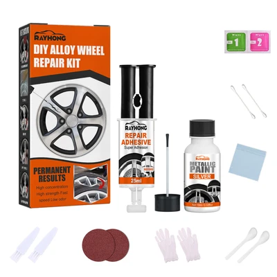 $11.99 • Buy Alloy Wheel Repair Kit Rim Car Auto Scratch Removal Dent Kerb Rash Remove