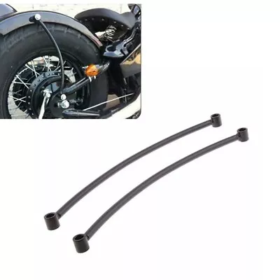 For Cruiser Rear Fender Black Rail Support Bracket Mount Holder Bobber • $43.23