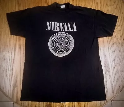 RARE NIRVANA Vestibule Stedman T-Shirt VTG 1991 Dante's Inferno Circles Of Hell • $799.99