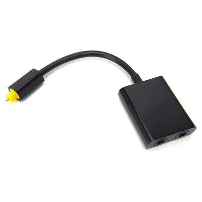 Digital Optical Fiber Audio Toslink Cable  2*Port 1 In 2Out Splitter • $14.08