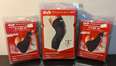 Mcdavid Hex Protective Pads Combo Packs! 2 Leg Sleeves+ 2 Shooter Arm Sleeves • $32.99