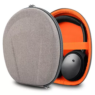Geekria UltraShell Headphones Case For Bose QC45 QC35 QC25 NC 700 (Brown) • $24.19
