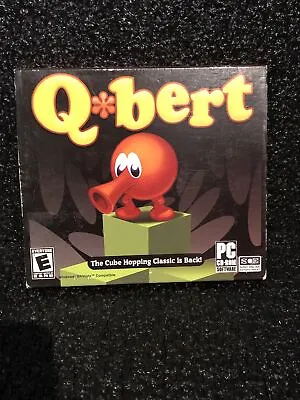 Q*bert (PC CD-ROM) Classic Qbert Video Game Windows 2000 • $12