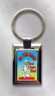 £3.95 • Buy Snoopy - 'be The Best You Can' - Metal Keyring