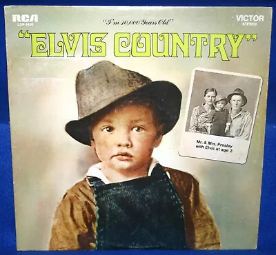 Elvis Country I'm 10000 Years Old Elvis Presley Album Vinyl LP 1971 RCA • $8.99