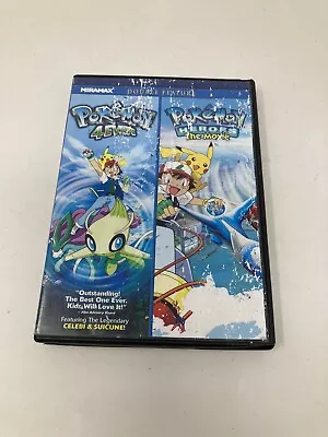 Pokemon 4Ever / Pokemon Heroes - DVD By Animated - Double Feature-COVER ART DMAG • $3.99