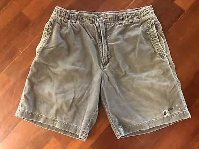 Men's Vintage Op Ocean Pacific Gray 100% Cotton Corduroy Shorts - Medium / M • $38.50