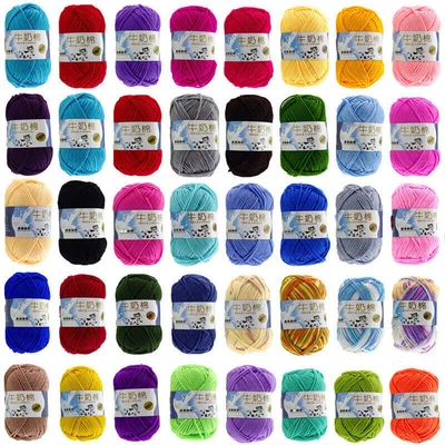 $2.19 • Buy Knitting Yarn 50g 5ply 100% Acrylic Cotton Soft Double Knitting Wool Yarn