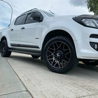 $2034.86 • Buy HOLDEN Colorado Ute 20 Inch Wheels HARTES METAL Crossbow Black Dark Tint Rims