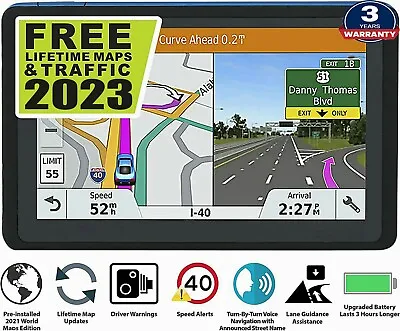 7 Inch Car Gps Navigation Touch Screen With Maps Spoken Direction 2023 Navi NEW • $47.29