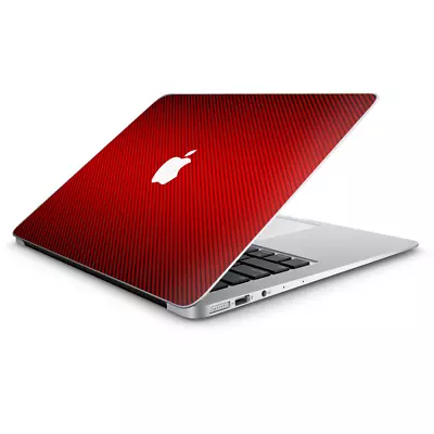 Skin Decal Wrap For Macbook Air 13 Inch 13  - Red Carbon Fiber Look • $14.98