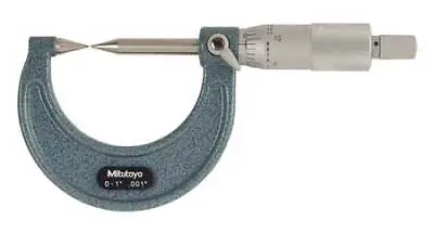 Mitutoyo 112-237 Point Micrometer0 To 1 30 Deg Carbide • $239.99