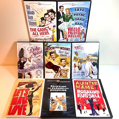 8 CLASSIC MUSICALS (DVD) Music Comedy Romance Biography Drama - Good/VGC • $32.97