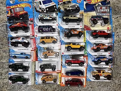 Lot #5 Hot Wheels Lot Of 22 Cars Mooneyes Hummer Power Wagon Bentley Jeep • $0.99