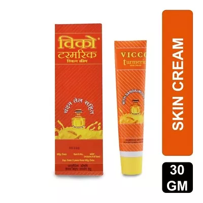 Vicco Turmeric Skin Cream With Sandalwood Oil 30gm • $13.47