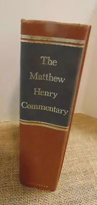 Matthew Henry's Commentary In One Volume On The Whole Bible 1978 Hardcover • $22