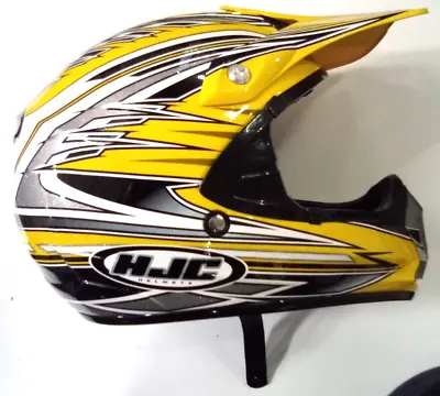 HJC Moto Cross Motorcycle Helmet ARENA-Flyin Kolors Snell Approved DOT Size XS • $44.95