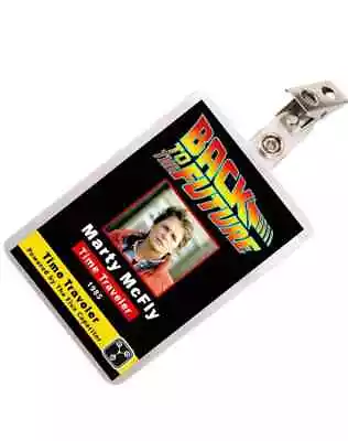 Back To The Future Marty McFly Brown ID Badge Costume Name Tag Prop • $8.99