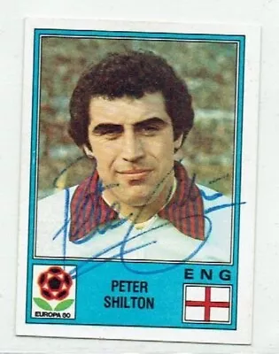 PETER SHILTON Signed 1980 Panini Europa 80 Sticker #128 ENGLAND NOTTS FOREST • £4.99